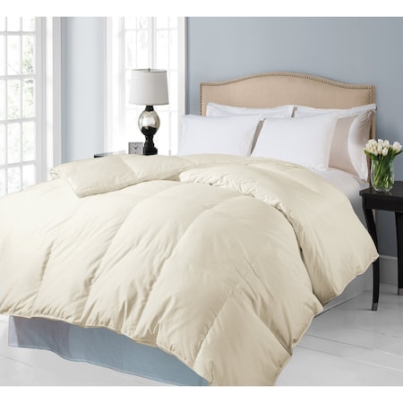 Blue Ridge Cotton Hypoallergenic Down Alternative Comforter, Ivory, Twin 122524